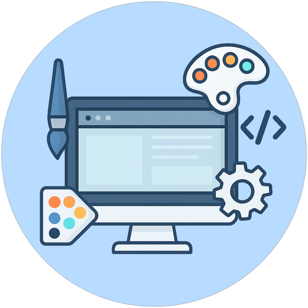 Website Packages Computer Circle